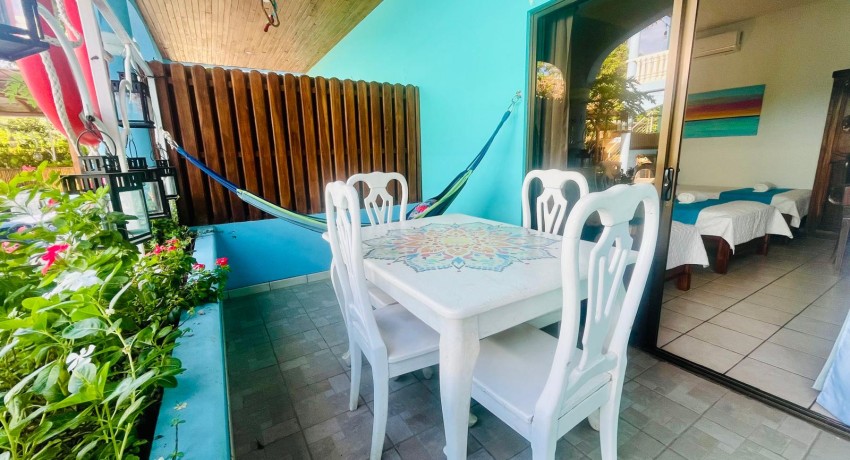 #11 - Poolside Triple Twin Room