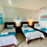 #11 - Poolside Triple Twin Room