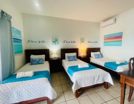 #11 - Poolside Triple Twin Room