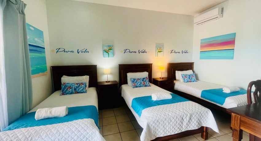 #11 - Poolside Triple Twin Room